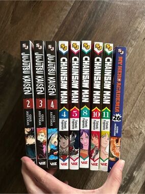 Manga Collection - Chainsaw Man, Jujutsu Kaisen & My Hero Academia